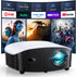 GooDee Smart Mini Projector with WiFi and Bluetooth - 1200 ANSI 4K Support, Compatible with Netflix/YouTube/Prime Video, AI Auto Focus & Keystone, Dolby Audio Home Theater Projector for Indoor/Outdoor