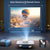 4K Projector, GooDee Projector with WiFi and Bluetooth, Mini Projector with Auto Keystone and Remote Focus, Native 1080P Home Theater Movie Projector Compatible with Phone/Laptop/TV Stick/Game/PPT(GD500)